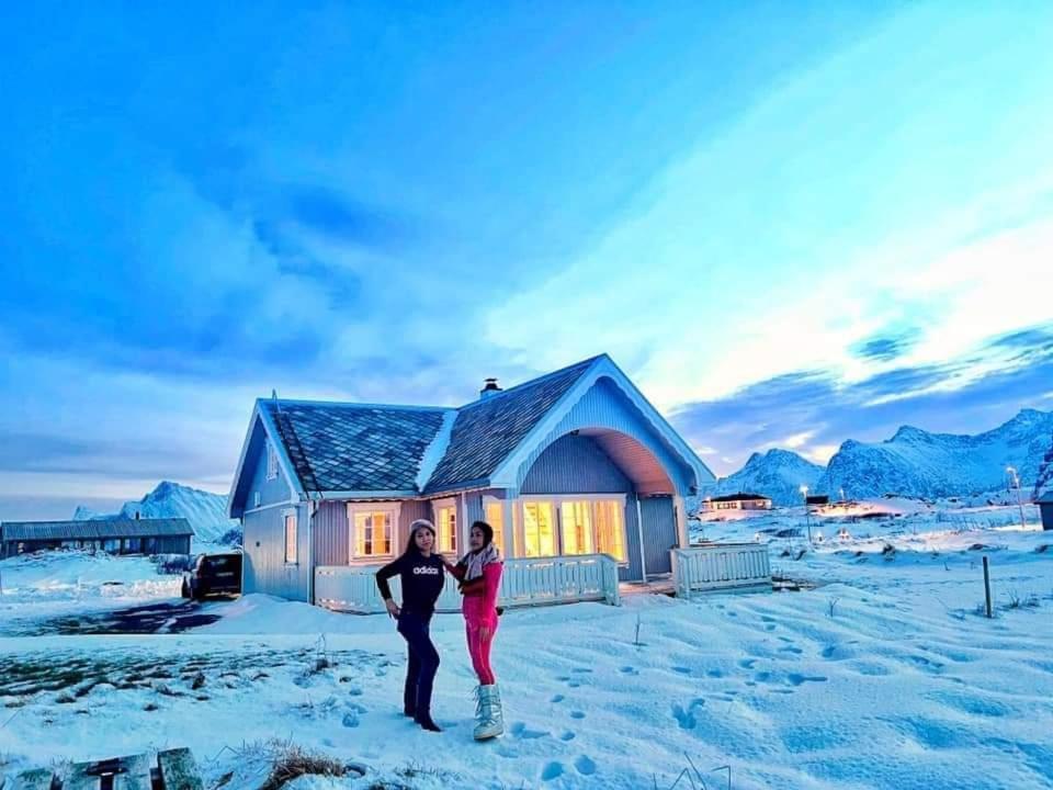 Banpim Beachside Lofoten Ramberg Buitenkant foto
